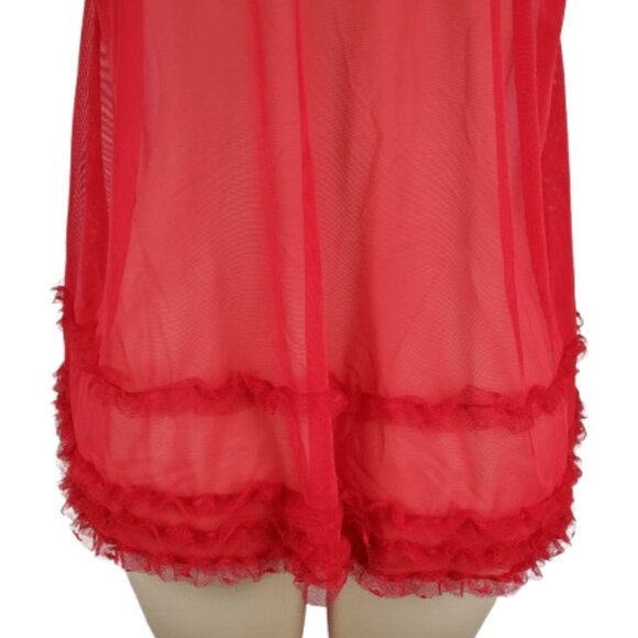 Gordman's women's red plus sleepwear size 1X - Picture 3 of 4